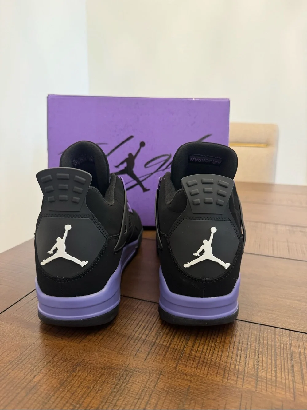 Jordan 4 Purple Thunder